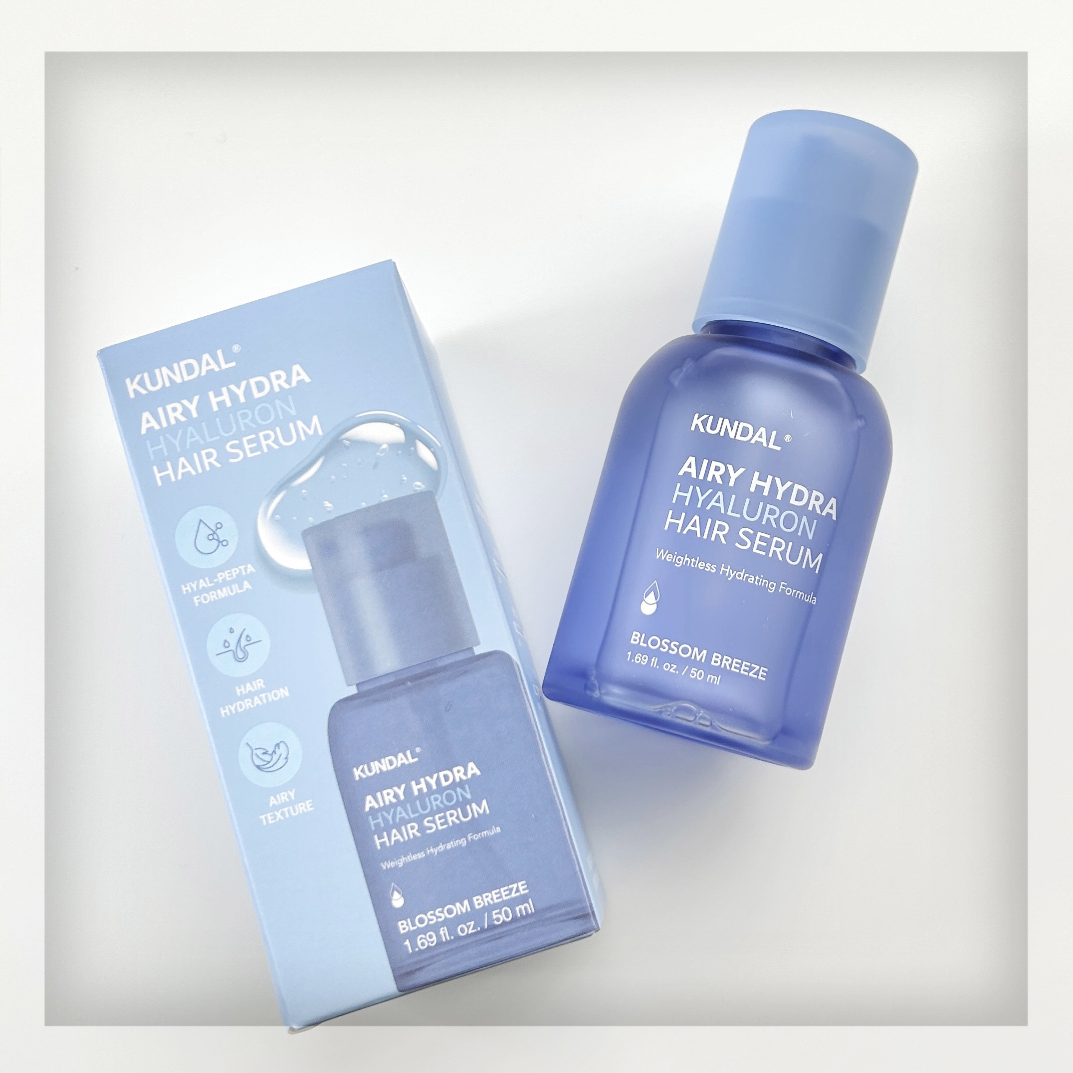 クンダル ヒアルロン エアリー ハイドラ ヘアセラム/KUNDAL/アウトバストリートメントを使ったクチコミ（1枚目）