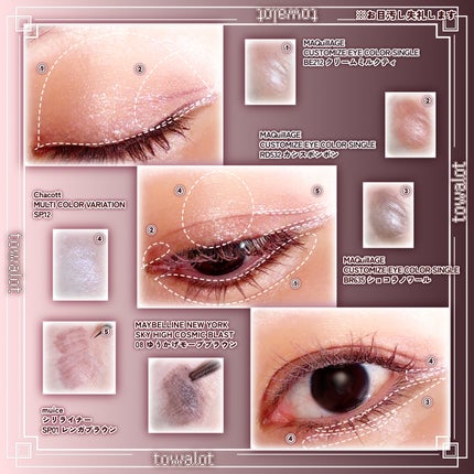 マルチカラーバリエーション スパークル/チャコット・コスメティクス/単色アイシャドウを使ったクチコミ(2枚目)