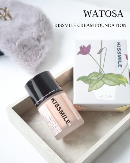 キスミレ ファンデーション クリーム/ワトゥサ/クリーム・エマルジョンファンデーションを使ったクチコミ(1枚目)