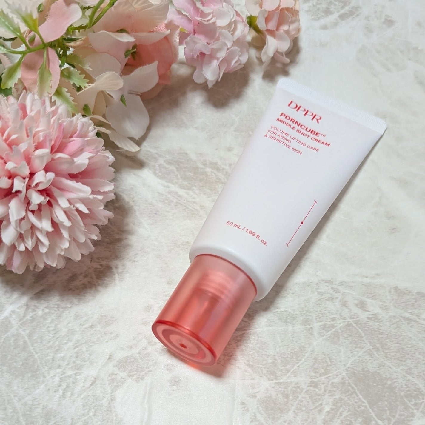 DPPR PDRN CUBE ミドルショットクリーム/DPPR/フェイスクリームを使ったクチコミ(2枚目)