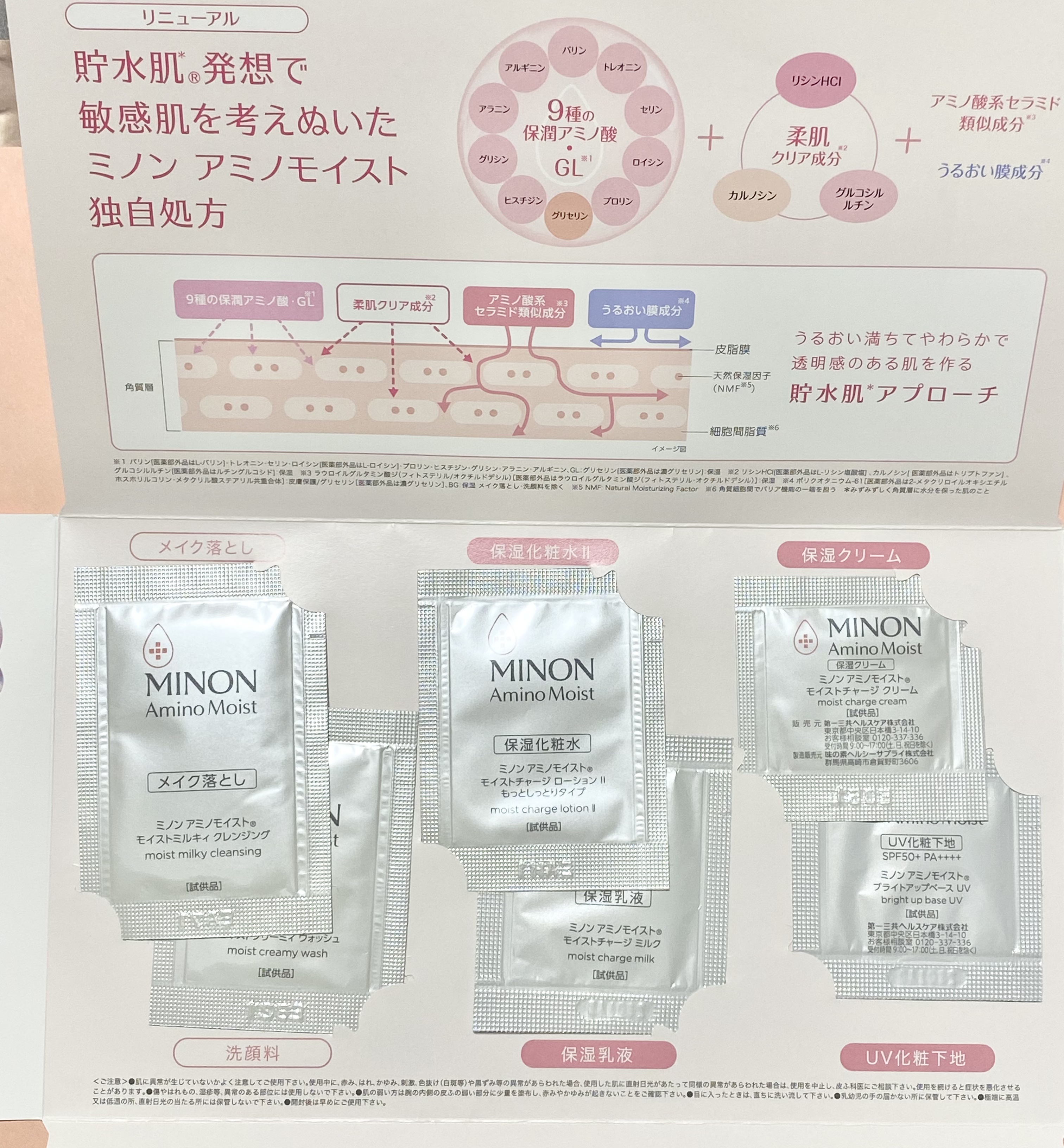 ミノン アミノモイスト ブライトアップベース UV/ミノン/日焼け止めクリームを使ったクチコミ（2枚目）