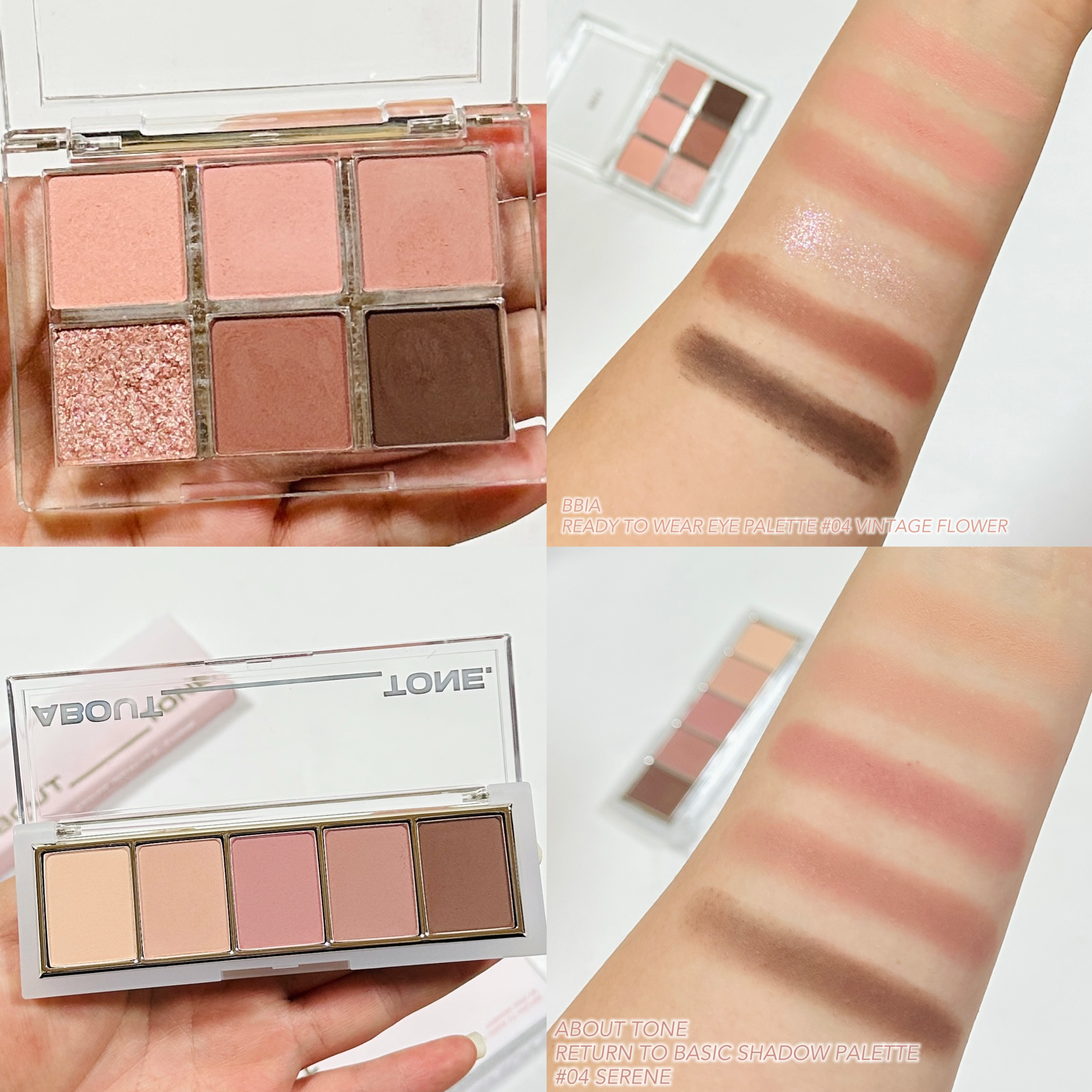 リターントゥーベーシックシャドウパレット/ABOUT TONE/アイシャドウパレットを使ったクチコミ（2枚目）