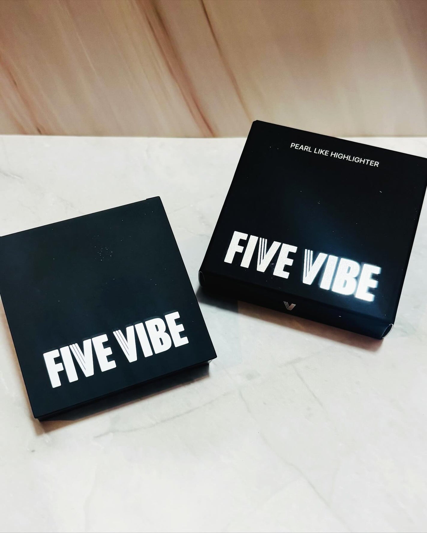 パールライクハイライター/FIVE VIBE/パウダーハイライトを使ったクチコミ(4枚目)