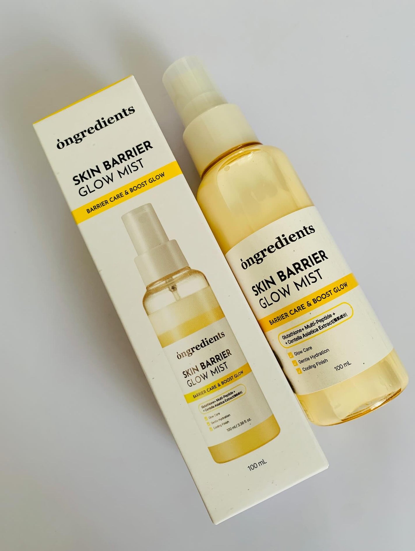 オングリディエンツ スキンバリアグローミスト/Ongredients/ミスト状化粧水を使ったクチコミ(2枚目)