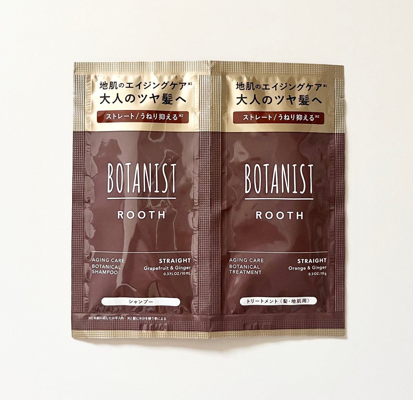 ルース エイジングケア ボタニカル シャンプー/トリートメント ストレート/BOTANIST/市販シャンプーを使ったクチコミ(1枚目)