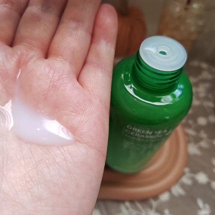 グリーンティー セラミド ミルク エッセンストナー/innisfree/化粧水を使ったクチコミ(2枚目)