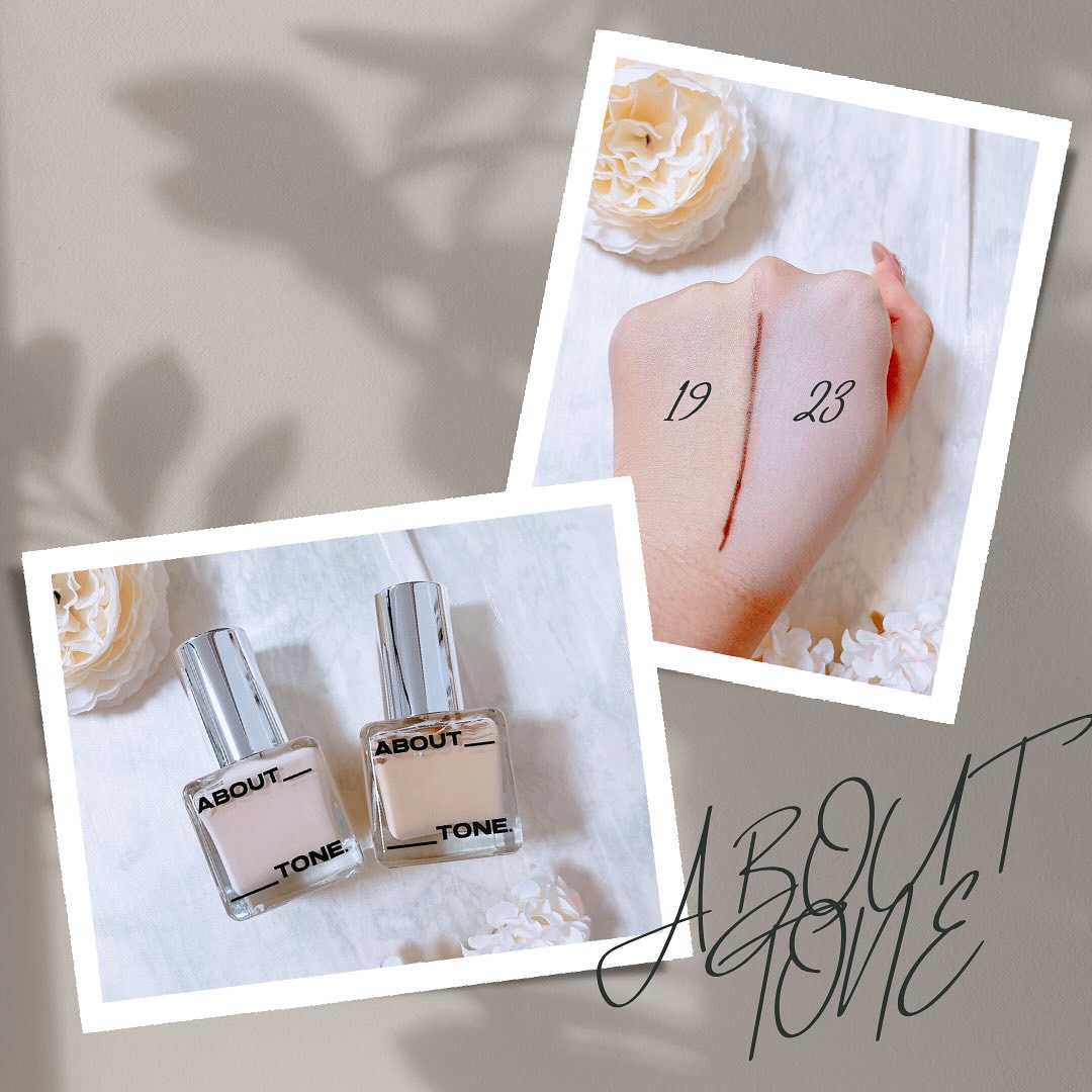 スキンレイヤーフィットファンデーション/ABOUT TONE/リキッドファンデーションを使ったクチコミ（2枚目）