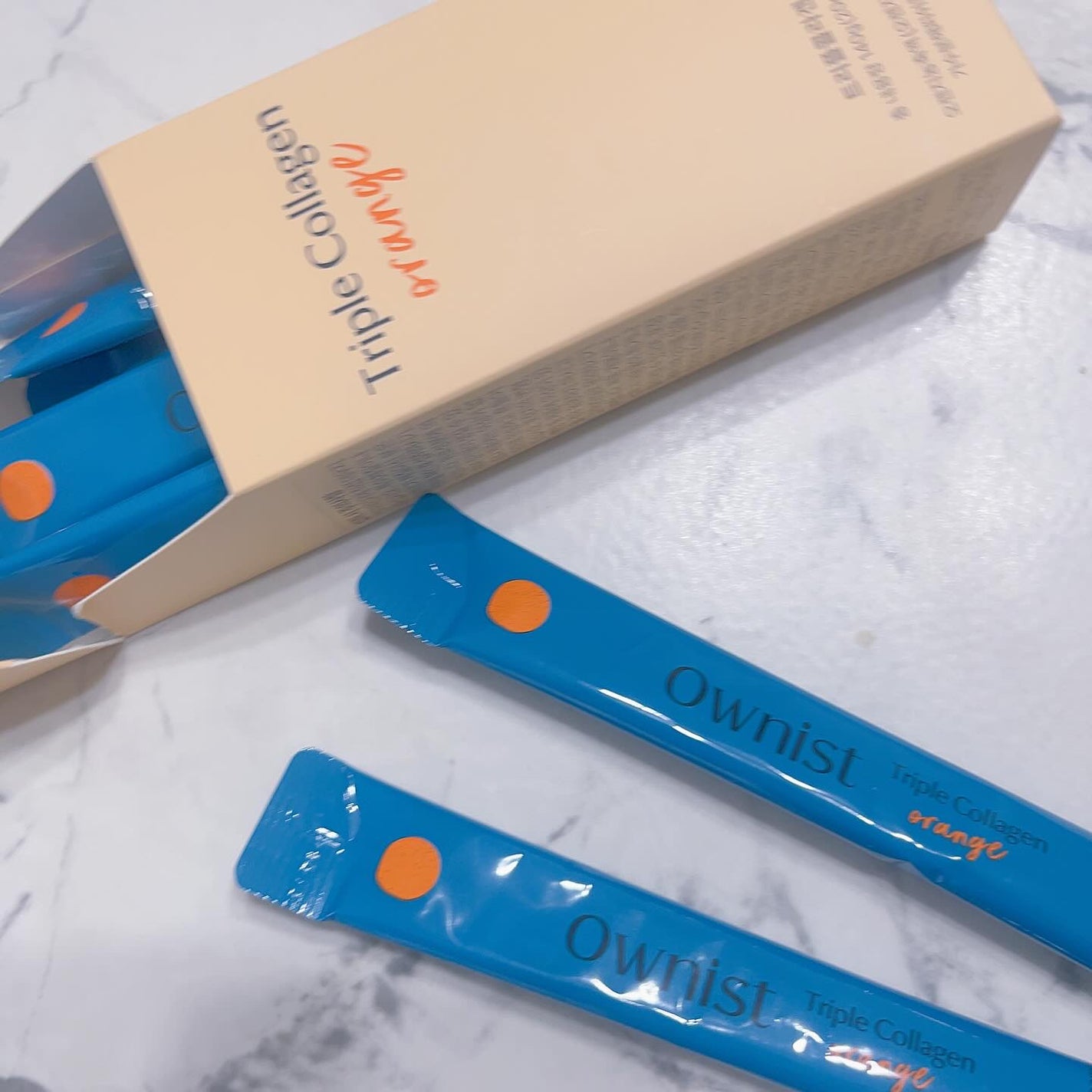 トリプルコラーゲン オレンジ/Ownist/美容サプリメントを使ったクチコミ(1枚目)