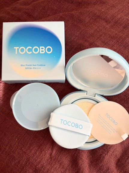 ブラーフィニッシュサンクッション/TOCOBO/日焼け止めパウダーを使ったクチコミ(1枚目)