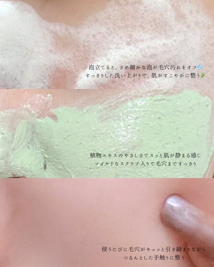 グリーントマトクレイマスククレンザー/FULLY/洗い流すパック・マスクを使ったクチコミ(3枚目)