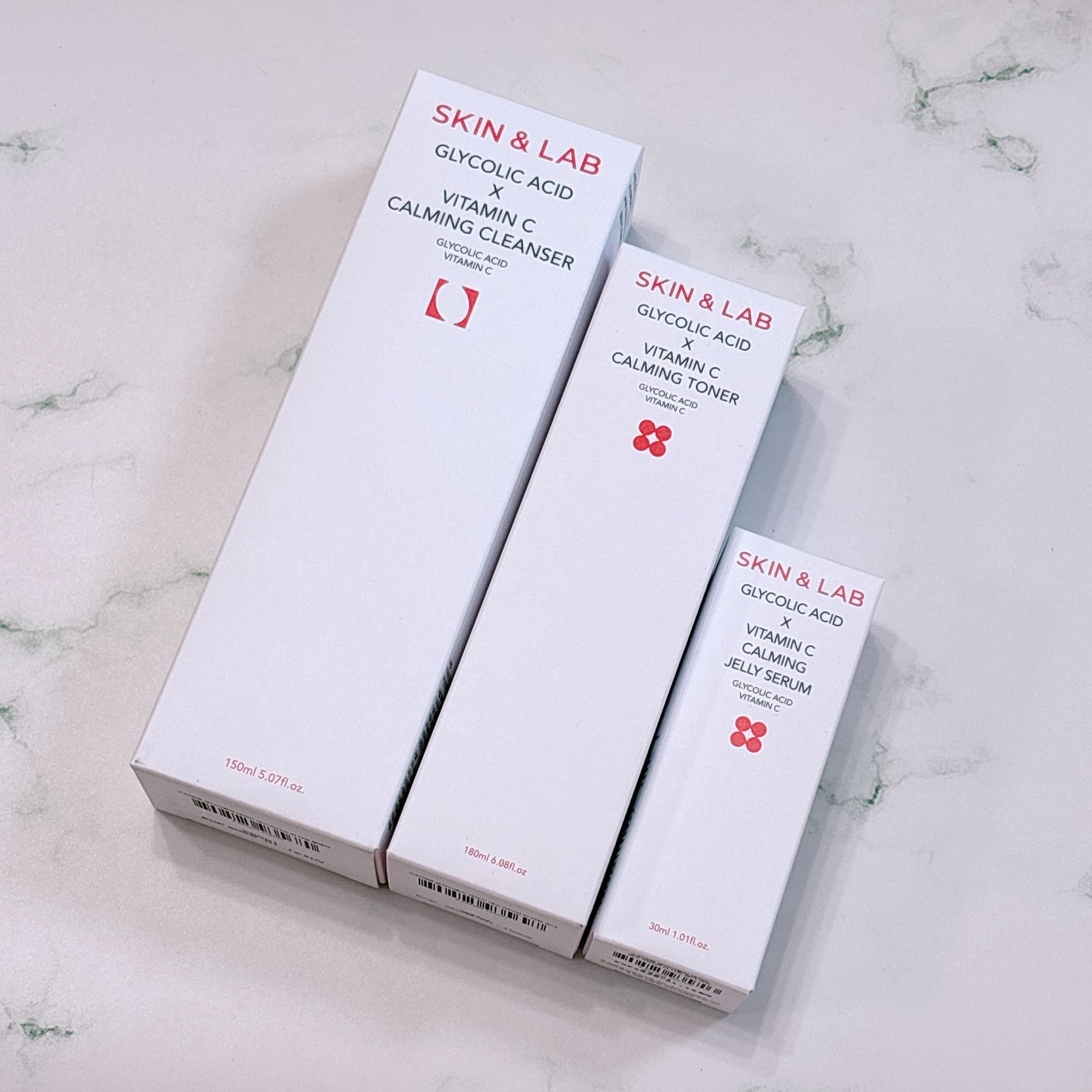 グリコール酸×ビタミンC カーミングゼリーセラム/SKIN&LAB/美容液を使ったクチコミ(5枚目)