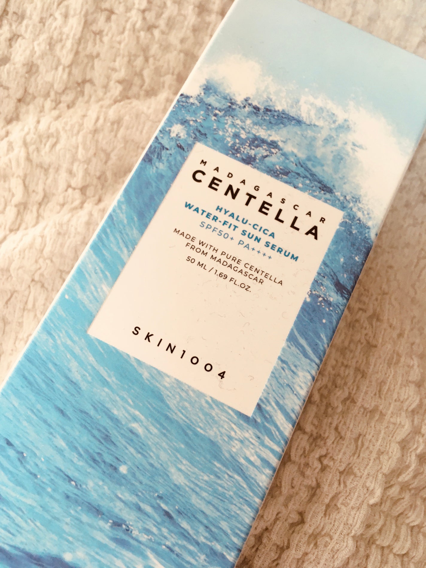 ヒアルーシカ ウォーターフィット サンセラム/SKIN1004/日焼け止めローションを使ったクチコミ(1枚目)