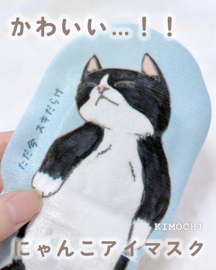 ネコのきもち ホットアイマスク クロのきもち/グローバル プロダクト プランニング/ホットアイマスクを使ったクチコミ(1枚目)