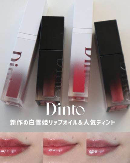 ミラーレスリップオイルグロス/Dinto/リップグロスを使ったクチコミ(1枚目)