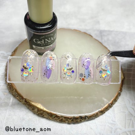 ネイルシール/セリア/ネイルシールを使ったクチコミ(4枚目)