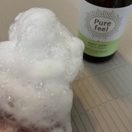 Purefeel ボディソープ グリーン&ヴァーベナの香り/Purefeel/ボディソープを使ったクチコミ(4枚目)