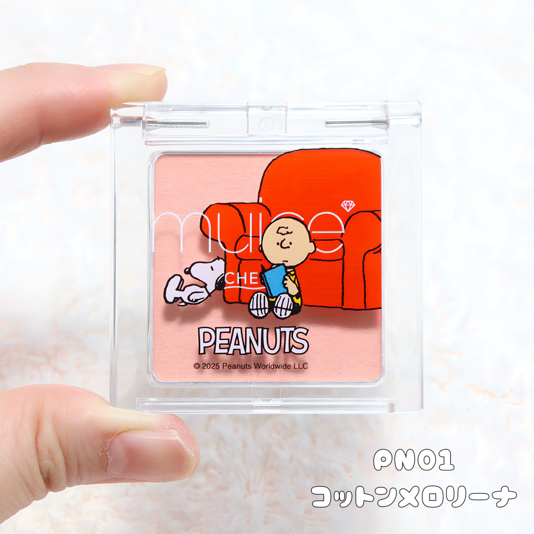 ぽわんチーク/muice/パウダーチークを使ったクチコミ（2枚目）