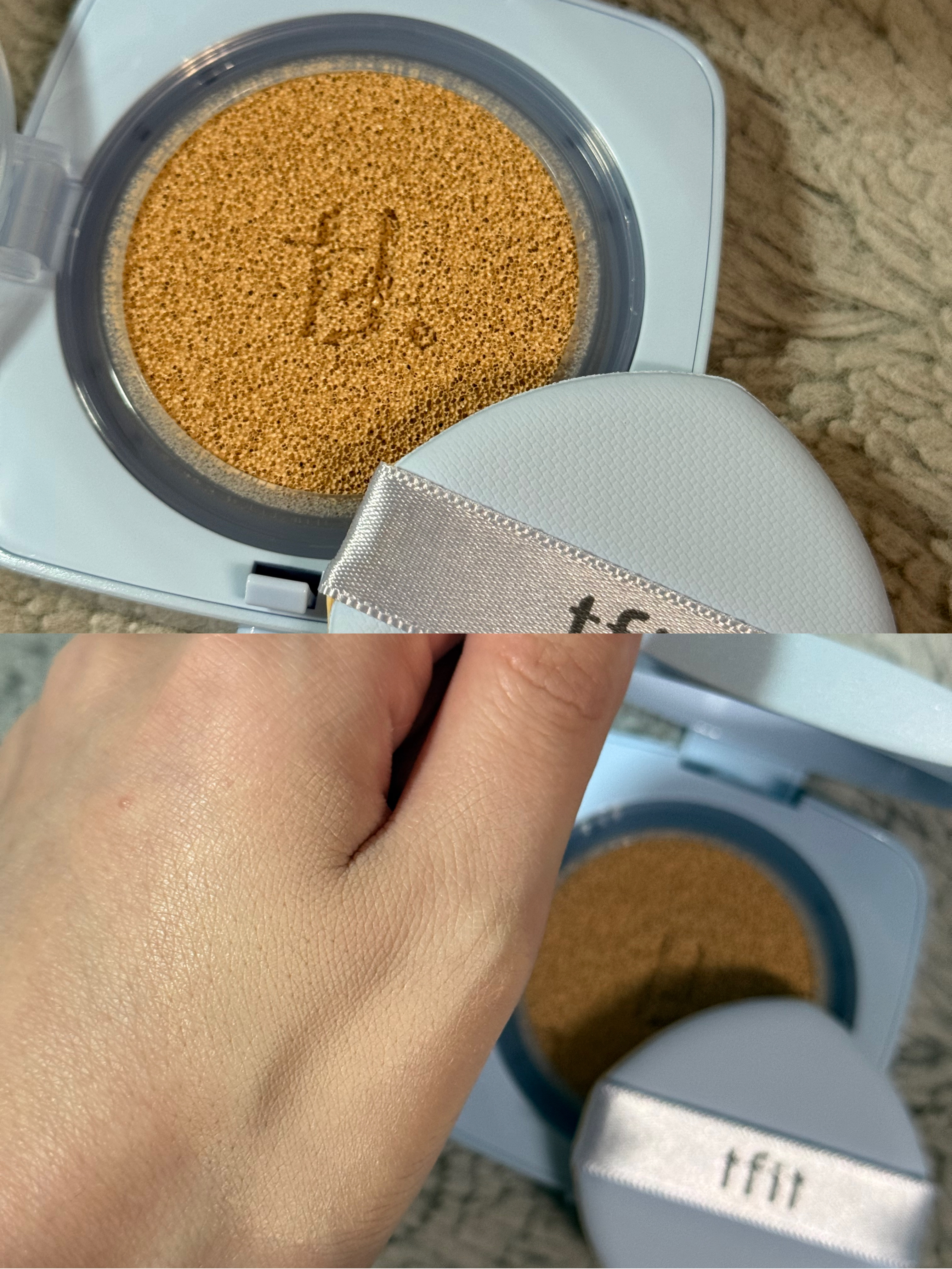 アイシーフィットカバークッションEX/TFIT/クッションファンデーションを使ったクチコミ（2枚目）