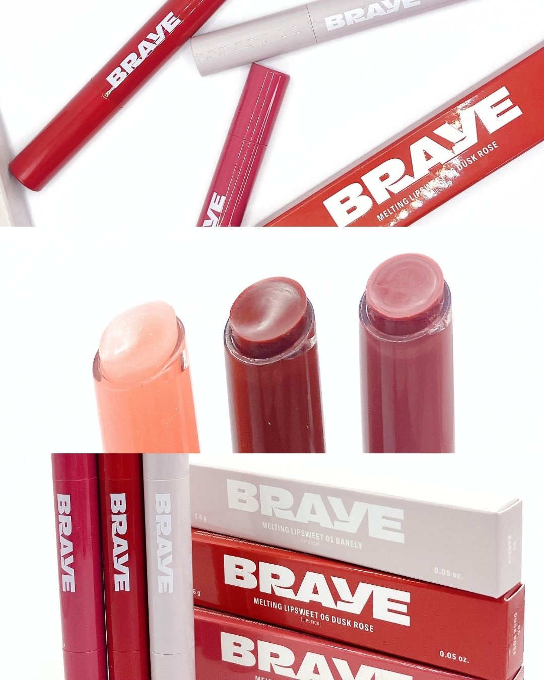 メルティングリップスウィート 06 DUSK ROSE ダスクローズ/BRAYE/口紅を使ったクチコミ（3枚目）