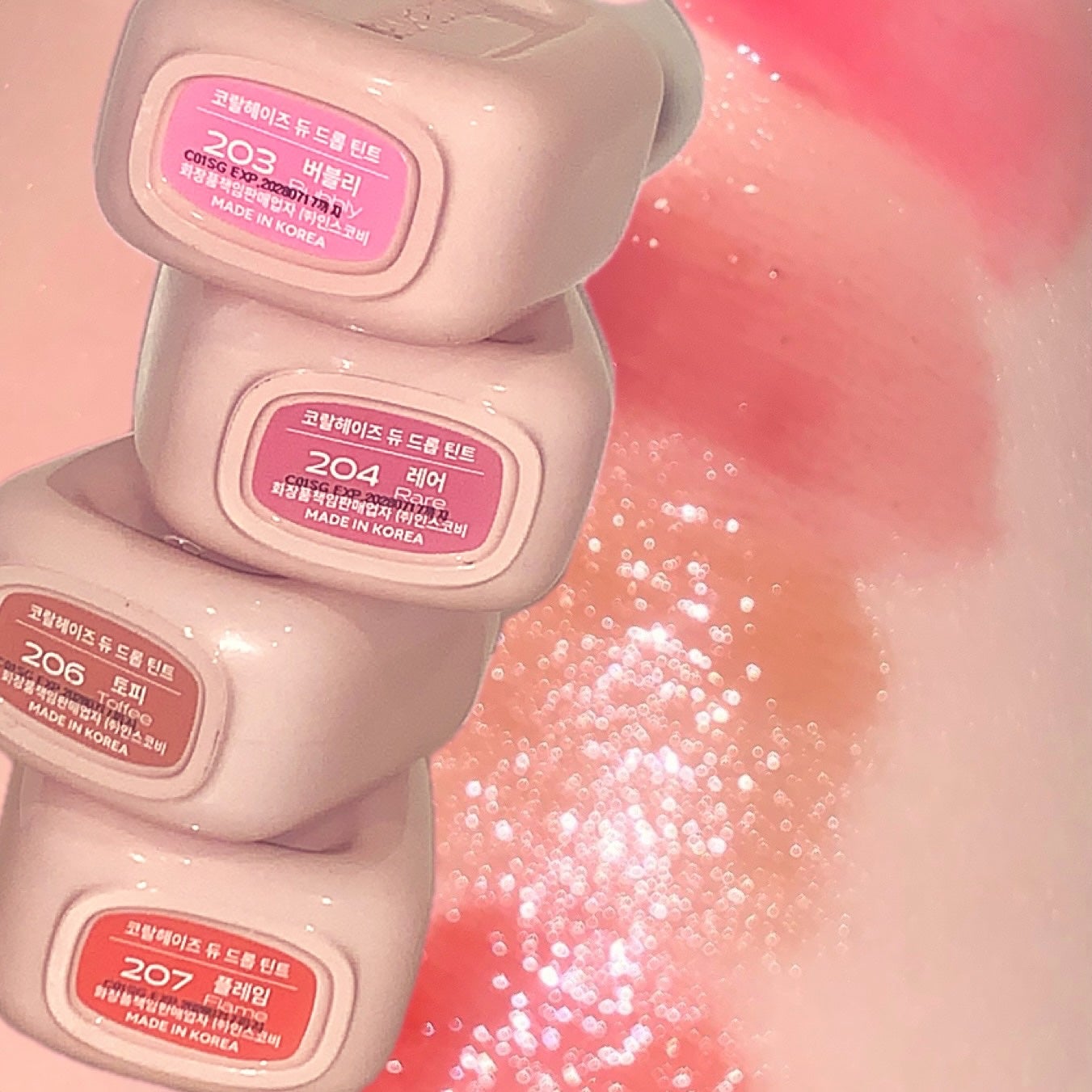 デュー ドロップ ティント/Coralhaze/リップティントを使ったクチコミ(4枚目)