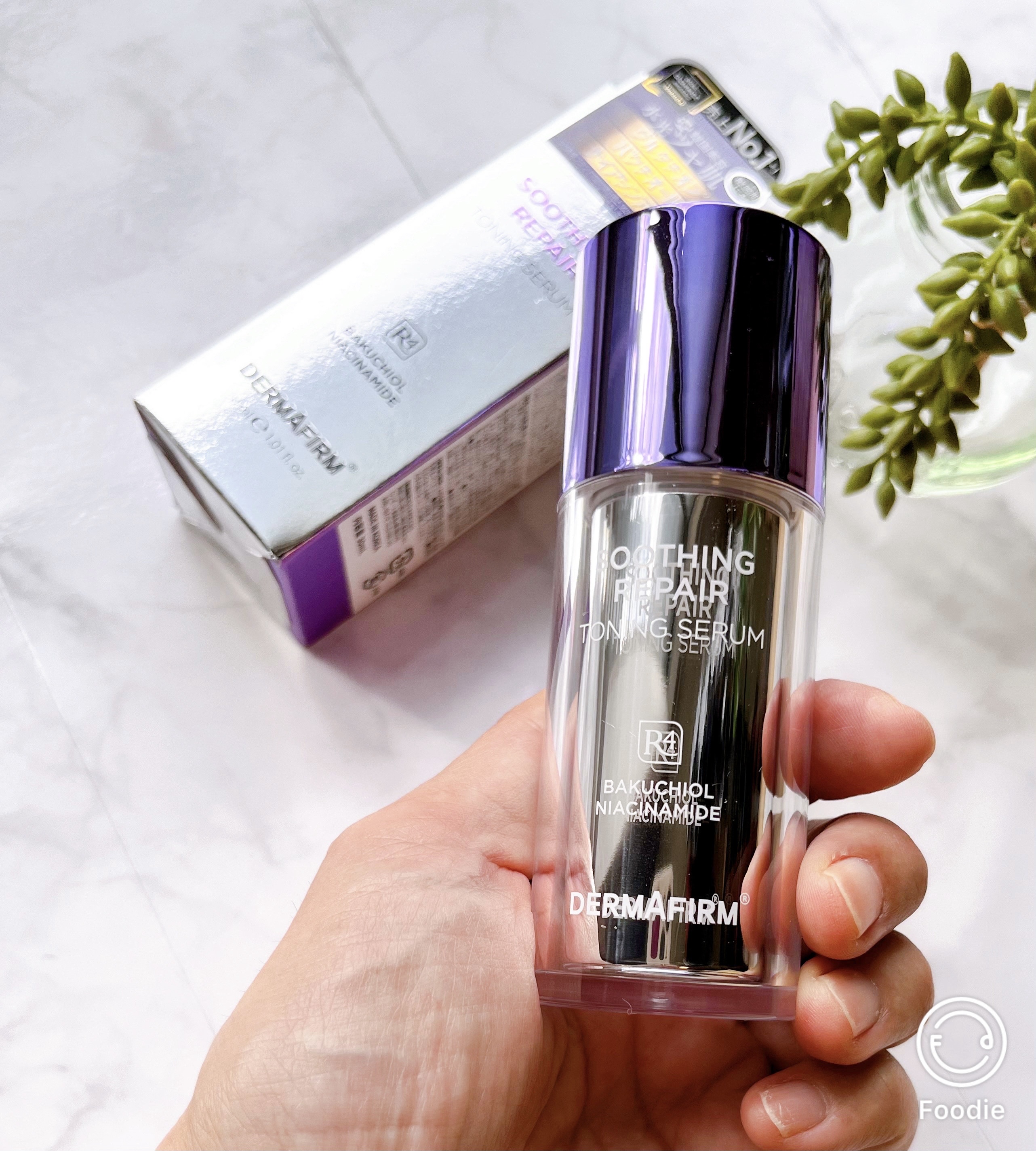 SOOTHING REPAIR TONING SERUM R4/ダーマファーム/美容液を使ったクチコミ（2枚目）