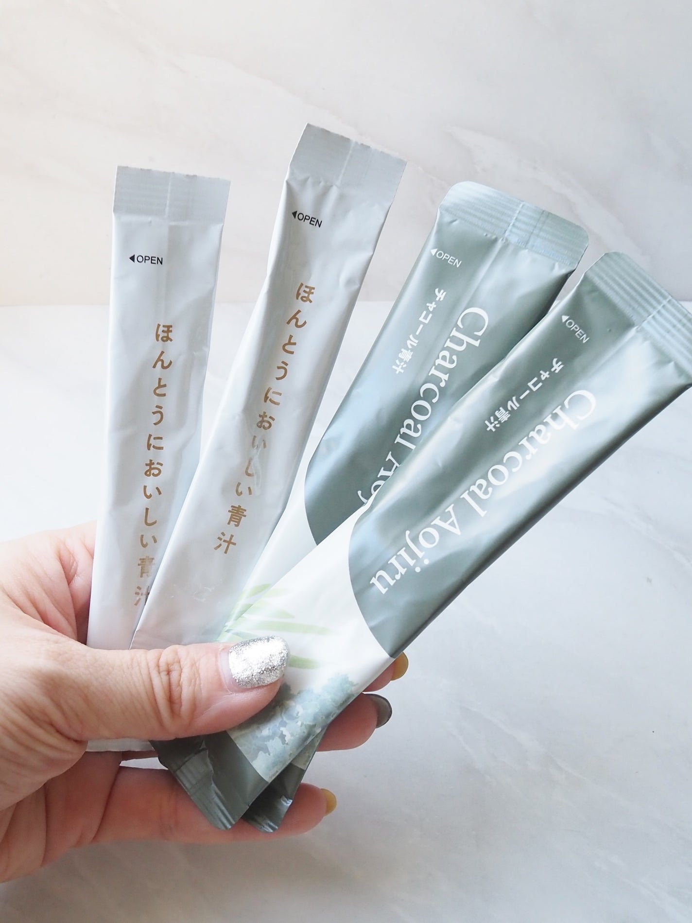 チャコール青汁/mariness/青汁を使ったクチコミ(4枚目)