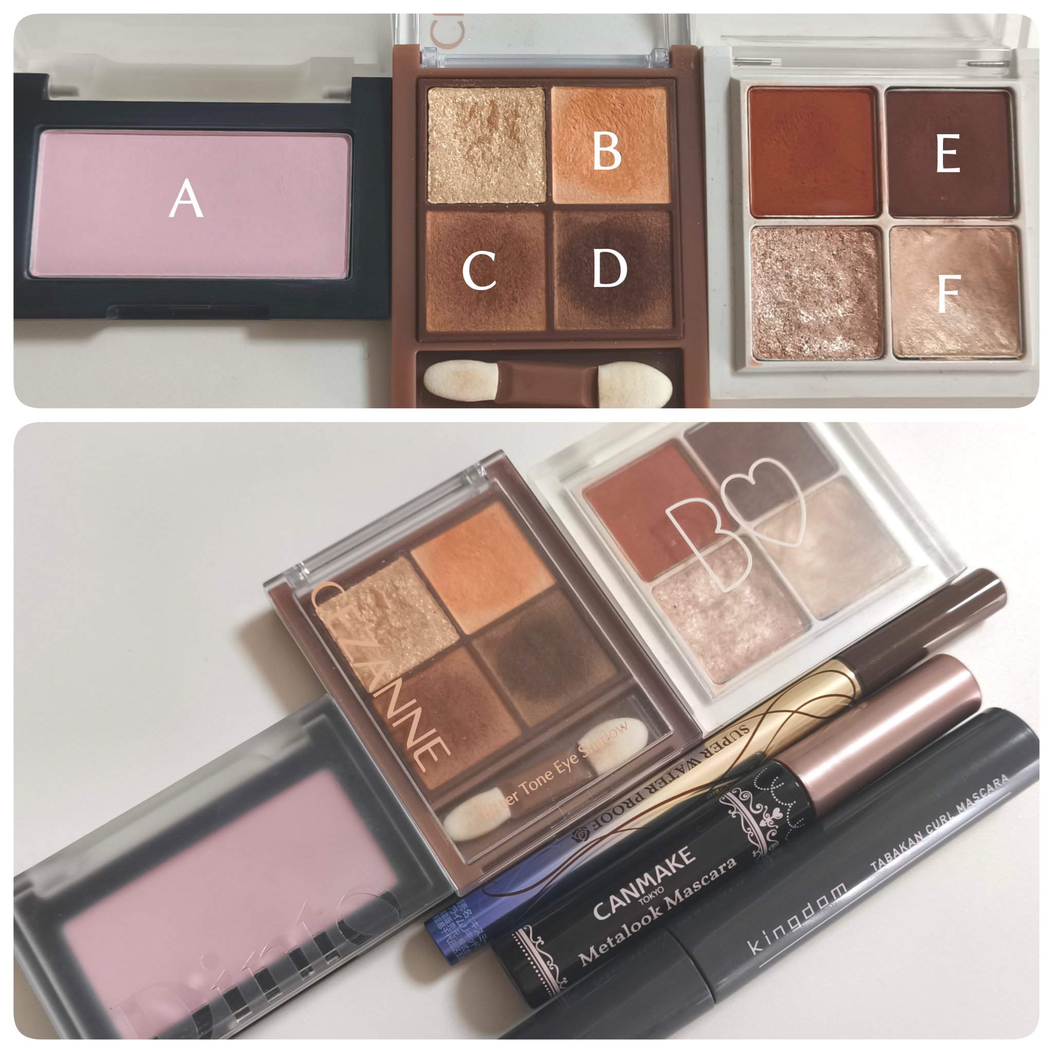 THE アイパレR/b idol/アイシャドウパレットを使ったクチコミ（2枚目）