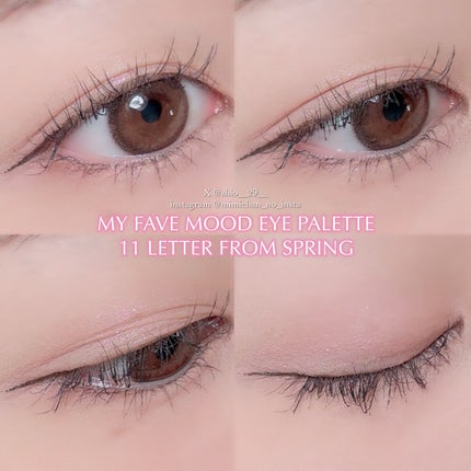 マイフェイブムードアイパレット 9カラー 09 レターフロムスプリング(LETTER FROM SPRING)/HOLIKA HOLIKA/アイシャドウパレットの画像