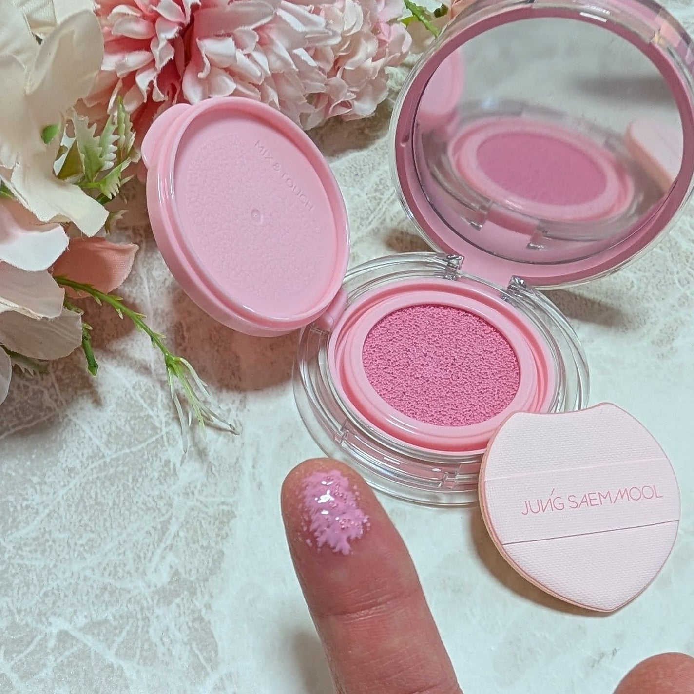 アーティストクッションブラッシュ/JUNG SAEM MOOL/リキッドチークを使ったクチコミ(5枚目)