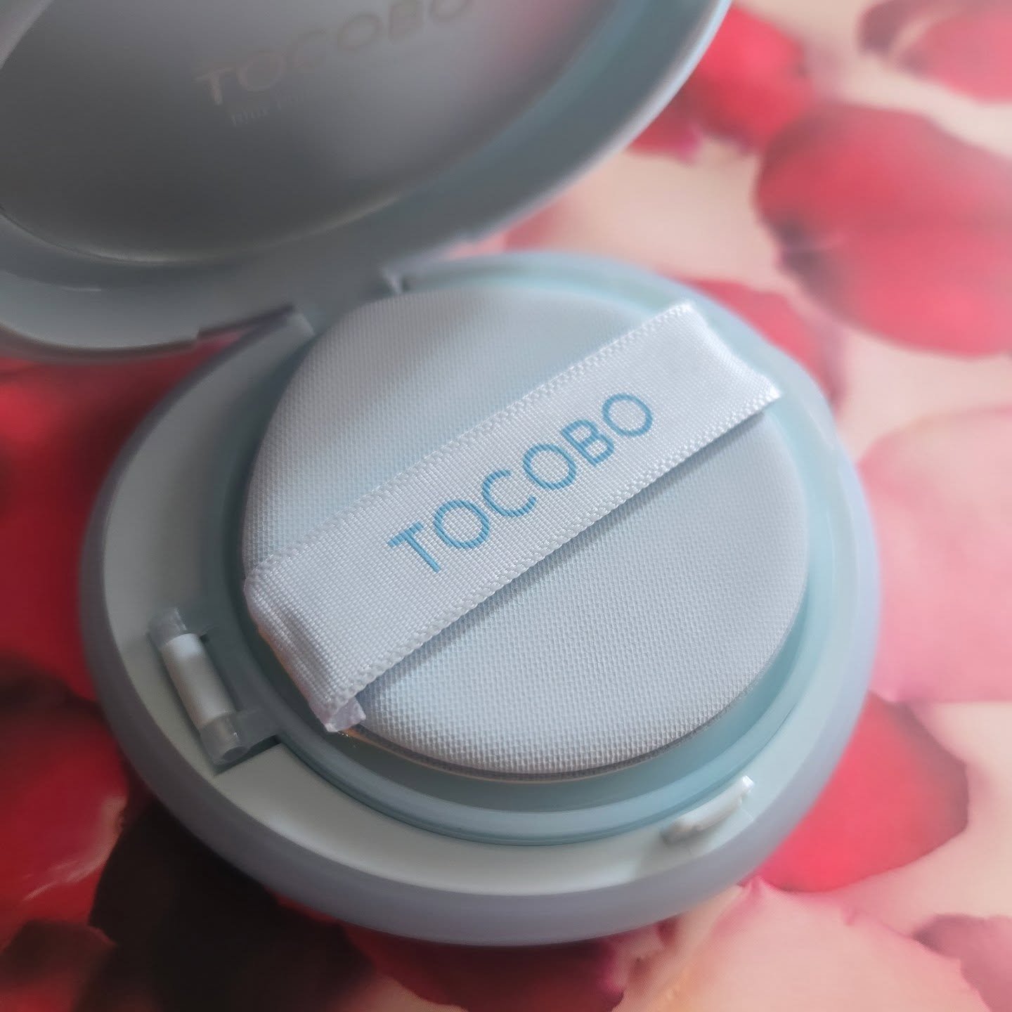 ブラーフィニッシュサンクッション/TOCOBO/日焼け止めパウダーを使ったクチコミ（2枚目）