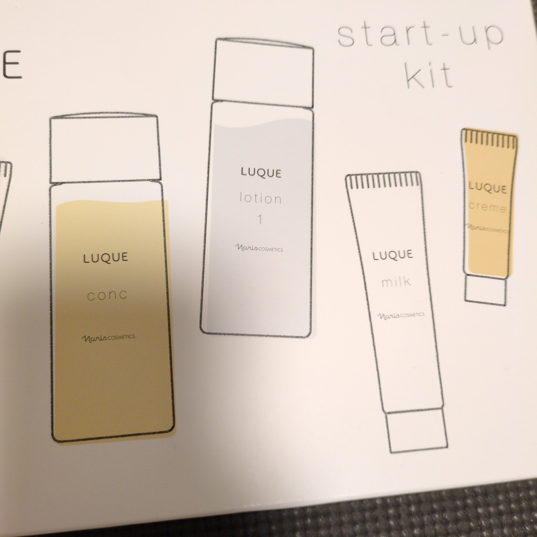 ルクエ スタートアップキット/ナリス化粧品/スキンケアキットを使ったクチコミ（2枚目）