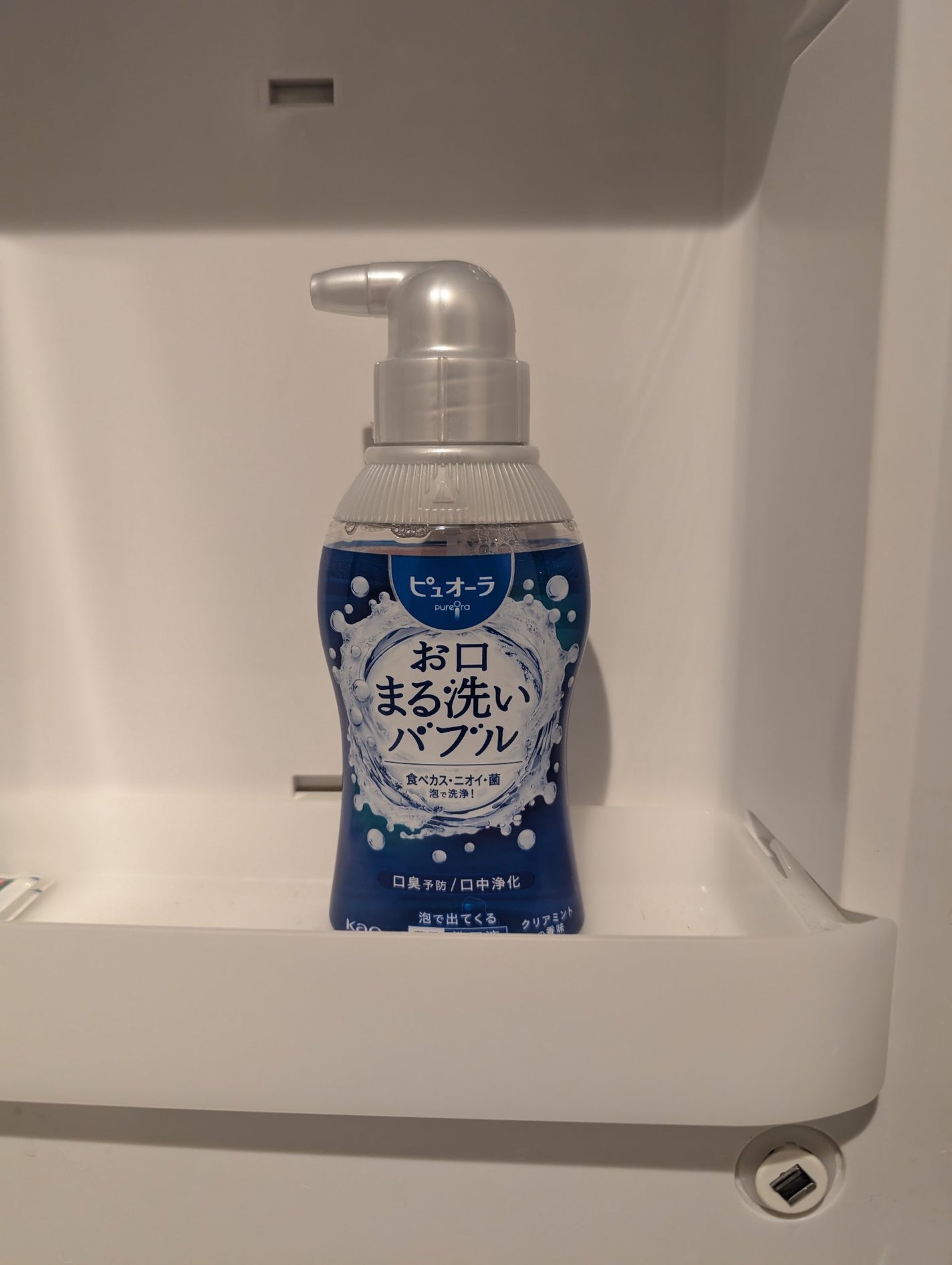 ピュオーラ 泡で出てくる洗口液 クリアミント【医薬部外品】/ピュオーラ/マウスウォッシュ・スプレーを使ったクチコミ(2枚目)