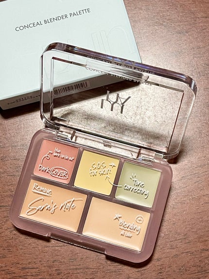 コンシールブレンダーパレット/LUNA/パレットコンシーラーを使ったクチコミ(2枚目)