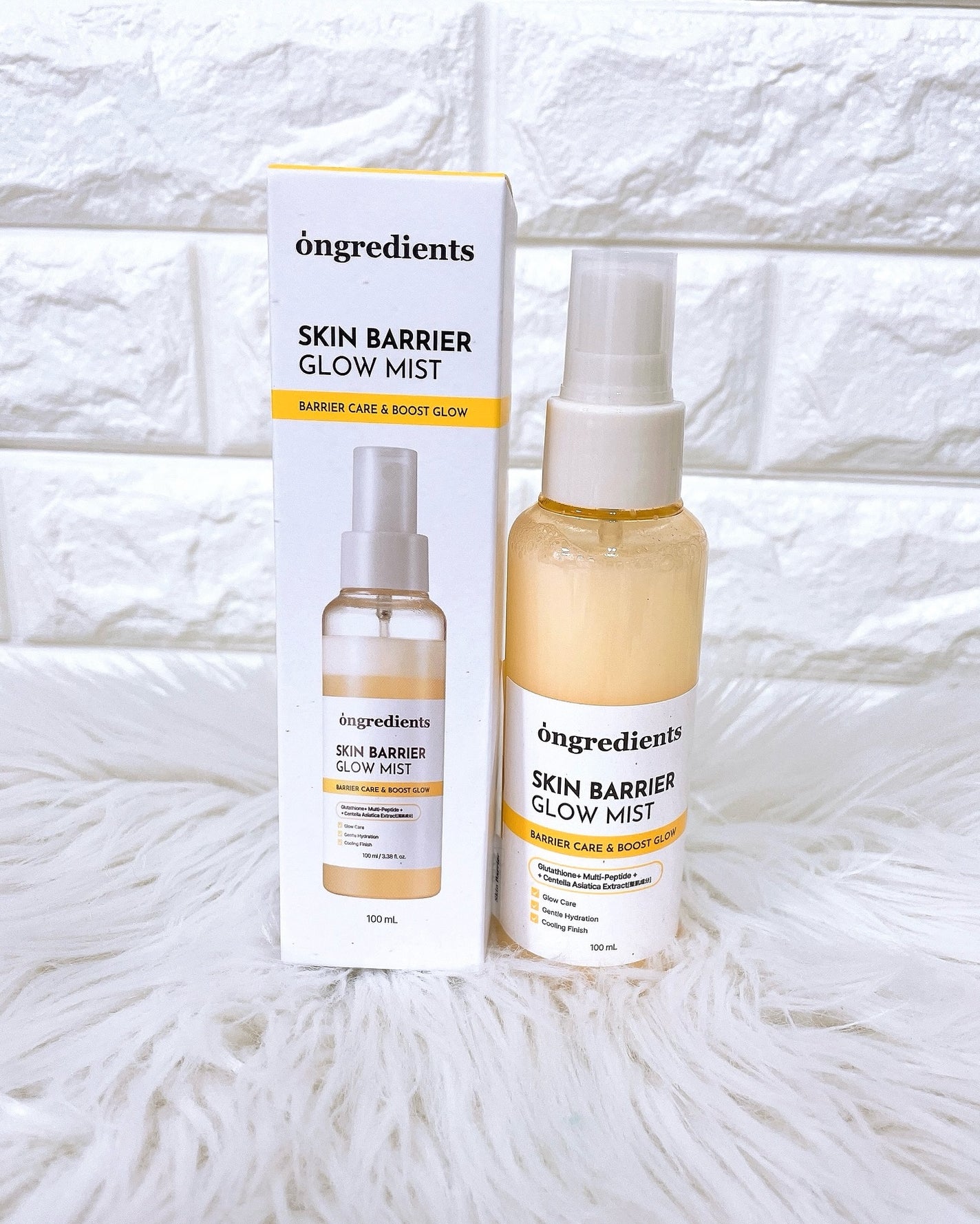 オングリディエンツ スキンバリアグローミスト/Ongredients/ミスト状化粧水を使ったクチコミ(5枚目)