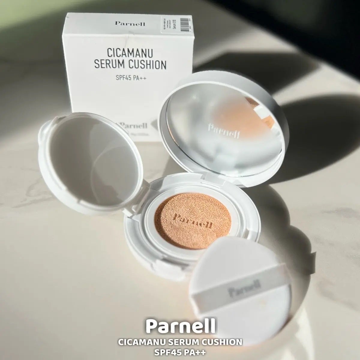 シカマヌ セラム クッションファンデ/parnell/クッションファンデーションを使ったクチコミ(1枚目)