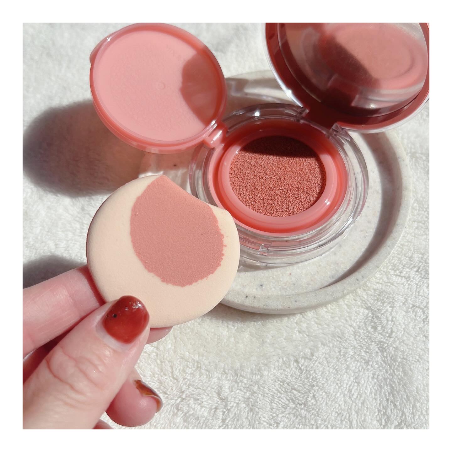 アーティストクッションブラッシュ/JUNG SAEM MOOL/リキッドチークを使ったクチコミ（3枚目）