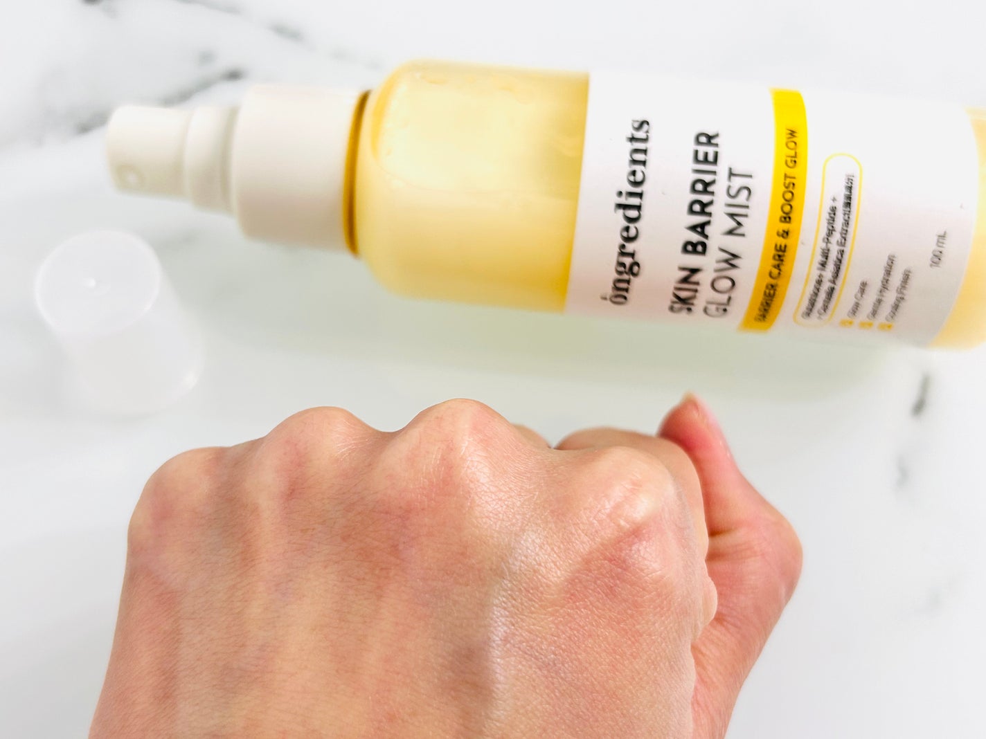 オングリディエンツ スキンバリアグローミスト/Ongredients/ミスト状化粧水を使ったクチコミ(3枚目)