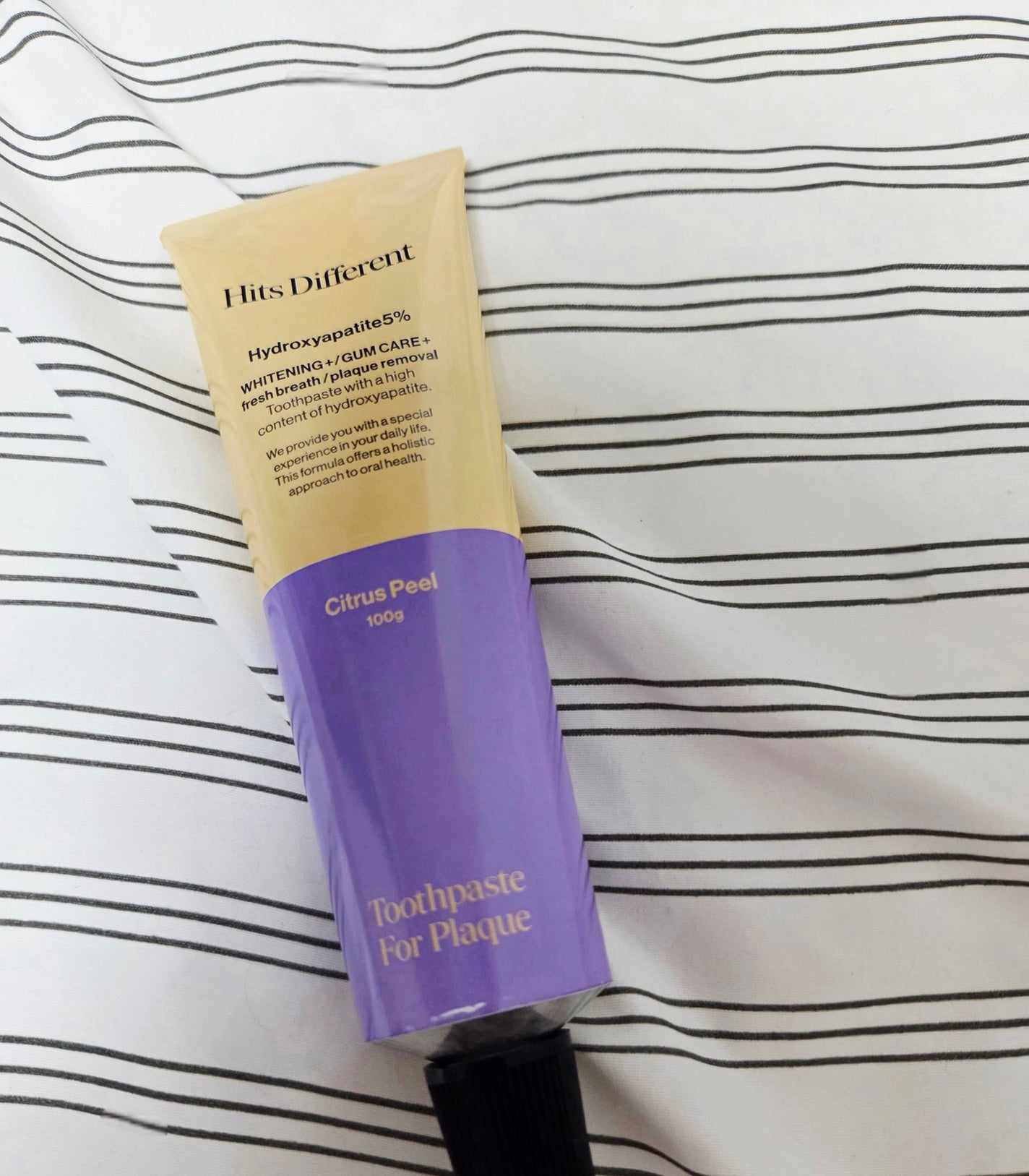 ヒッツディファレント トゥースペースト フォー プラーク/Hits Different/歯磨き粉を使ったクチコミ(3枚目)