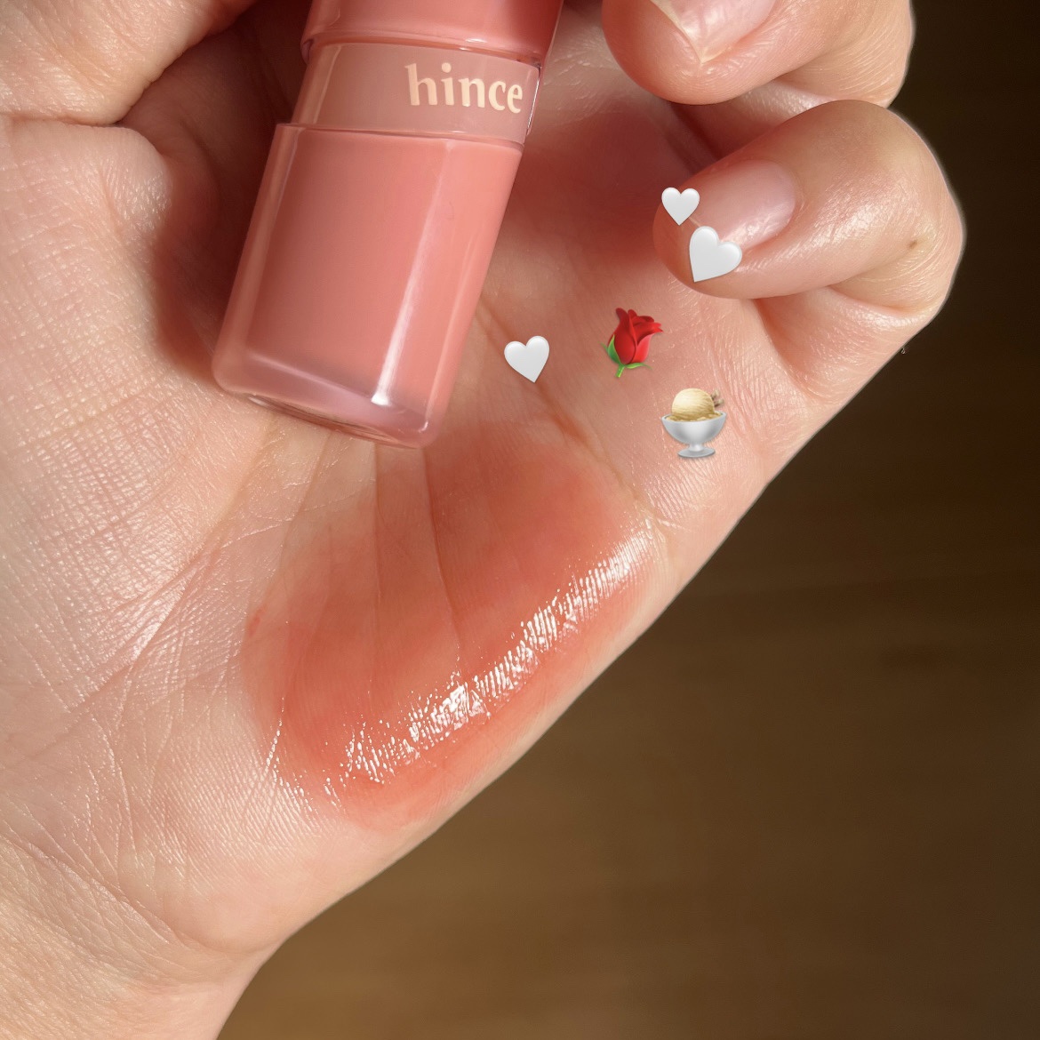 ロウグロウジェルティント/hince/リップティントを使ったクチコミ（1枚目）