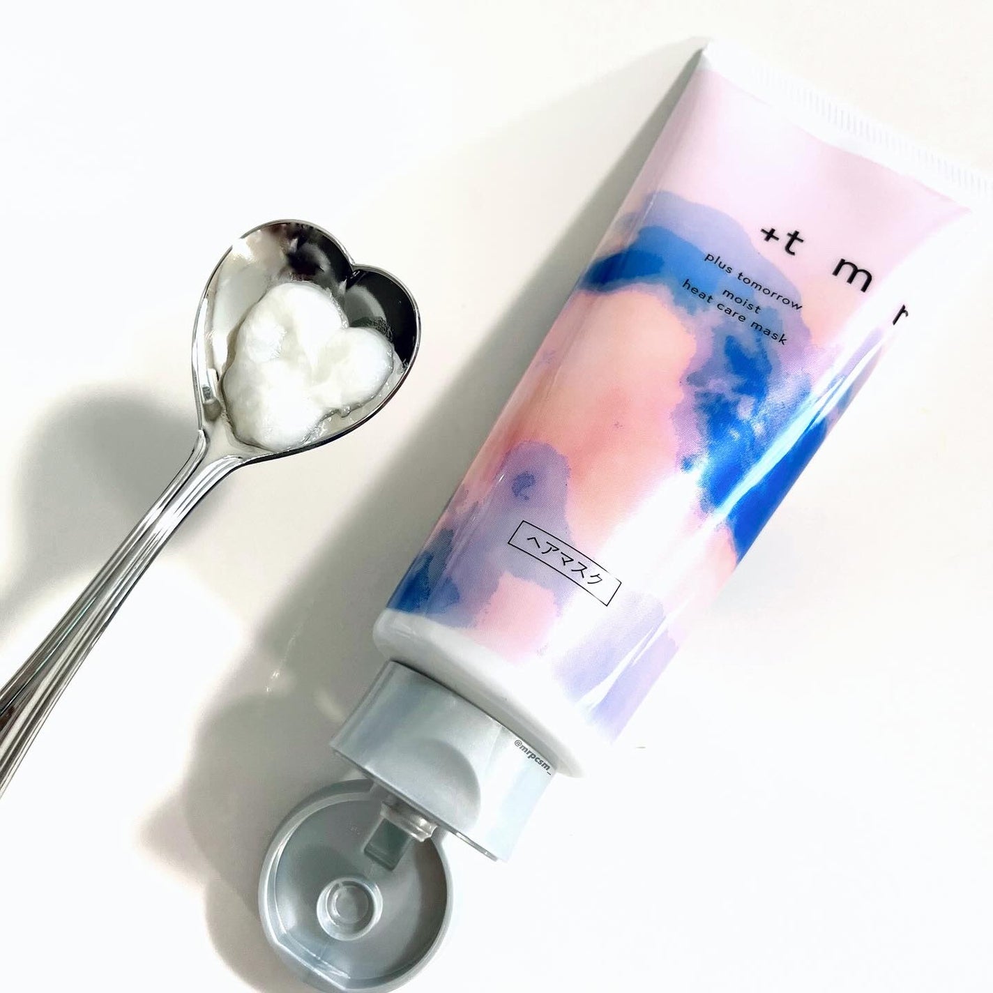 プラストゥモロー モイスト ヒートケアマスク/+tmr/ヘアマスク・ヘアパックを使ったクチコミ(2枚目)