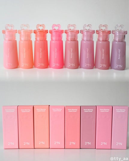 ハートウェアリングリキッドチーク/2aN/リキッドチークを使ったクチコミ(7枚目)