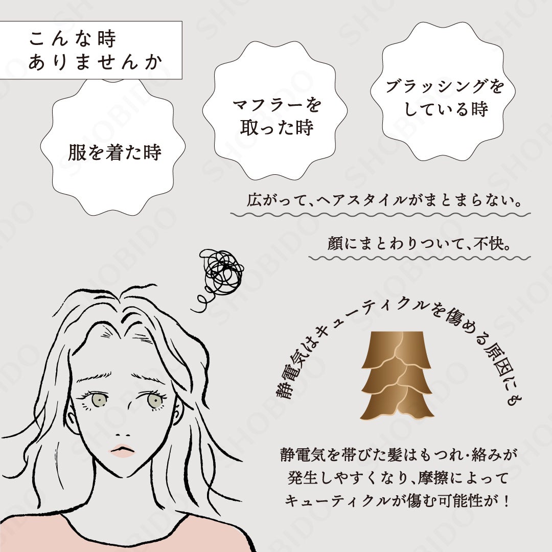 フラットヘア デタングルコーム/SHOBIDO/ヘアコームを使ったクチコミ(2枚目)