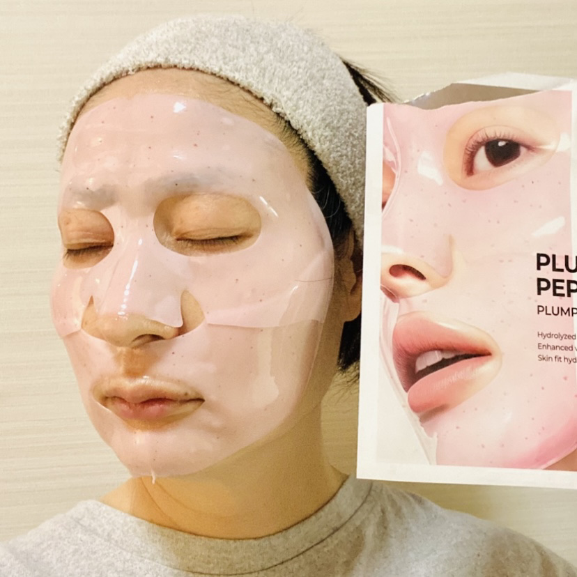 プラム ペプチド プランピング ゲルマスク/Isntree/シートマスク・パックを使ったクチコミ（3枚目）