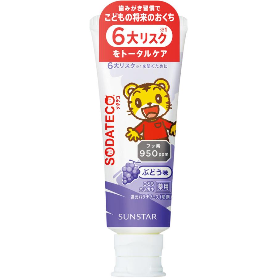 ソダテコこどもハミガキ　ぶどう ぶどう