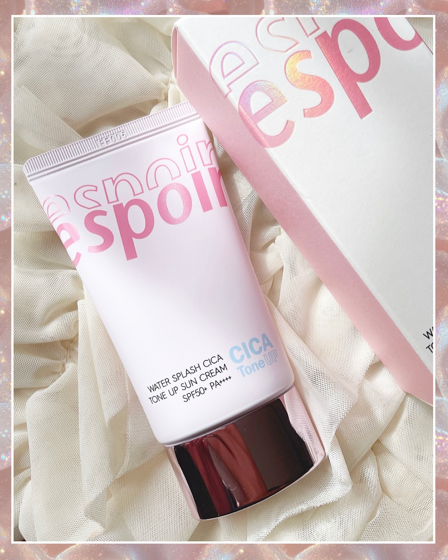 ウォータースプラッシュシカトーンアップクリーム/espoir/化粧下地を使ったクチコミ（2枚目）