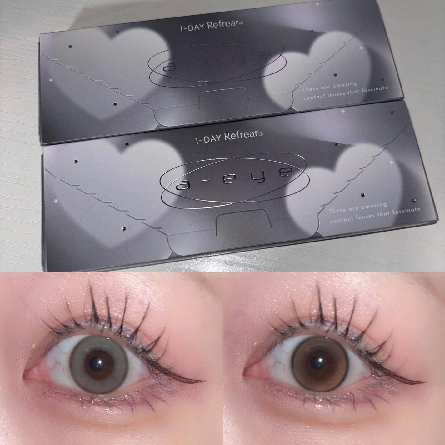 a-eye 1day/Refrear/ワンデー(1DAY)カラコンを使ったクチコミ(5枚目)