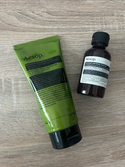 ゼラニウム ボディスクラブ/Aesop/ボディスクラブを使ったクチコミ(1枚目)