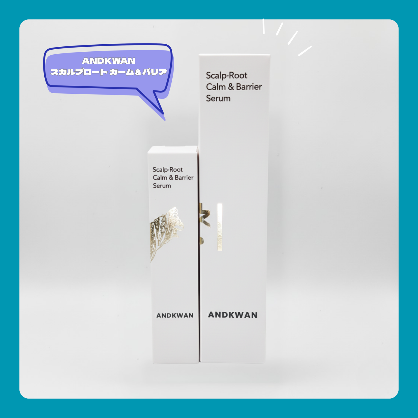 Scalp Root Calm & Barrier(コンブ一体型+リフィル セット)/ANDKWAN/スカルプブラシを使ったクチコミ(1枚目)