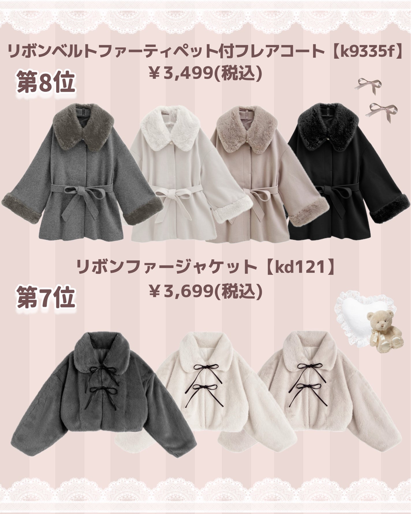 苺鈴 on LIPS 「\4,000円以下で冬の主役ゲット/GRLアウター人気ランキン..」(2枚目)