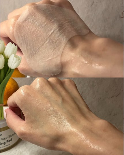 ゆずビタ グルタチオン トーニングパッド/Seedlet/トナーパッドを使ったクチコミ(4枚目)